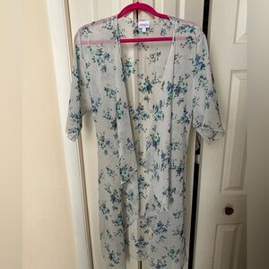 Lularoe Shirley kimono cover up jacket, size small